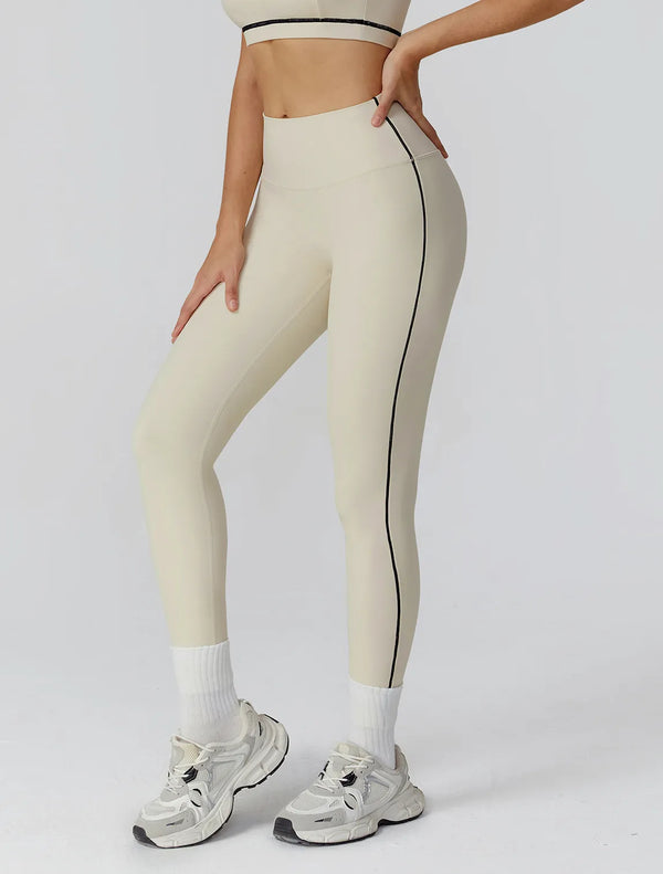 Legging femme yoga compression douce couture plate — FLOW