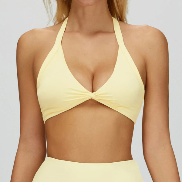Brassière femme maintien fort dos croisé séchage rapide — flow