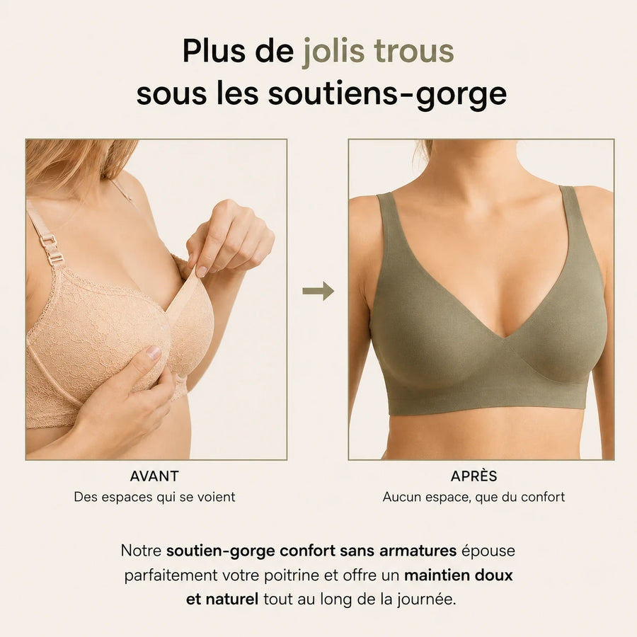 FLOW SoftLift : fini les plis sous le soutien-gorge, avant apres