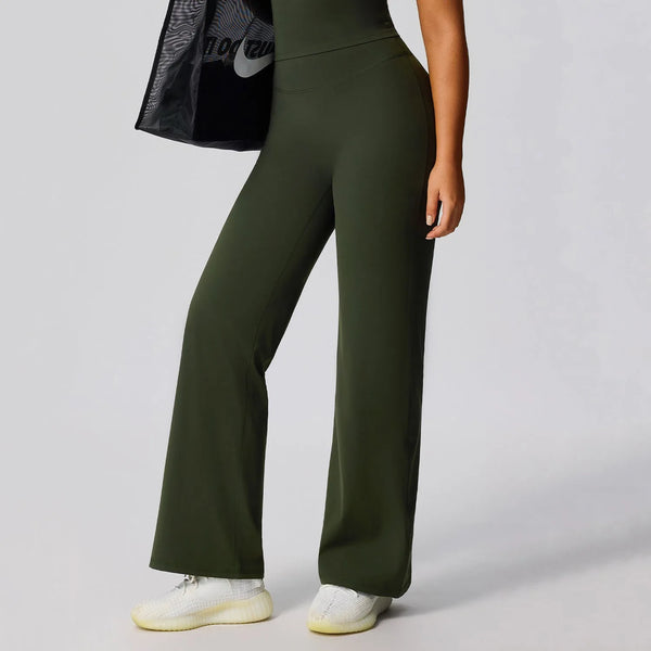 Pantalon large femme taille haute opaque squat-proof — core