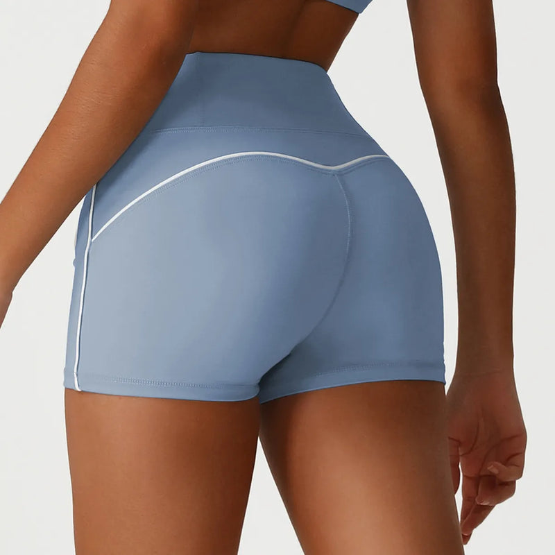 Short femme cycliste anti-friction ceinture large — STRIDE — photo 2