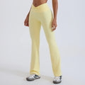 Pantalon évasé femme sport taille haute squat-proof — CORE