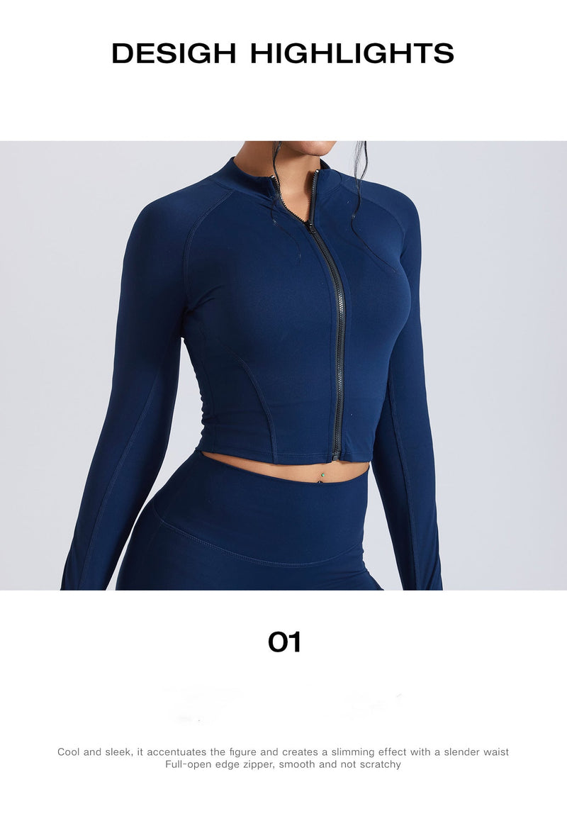 Veste femme sport zip frontal poches latérales — EDGE — photo 5
