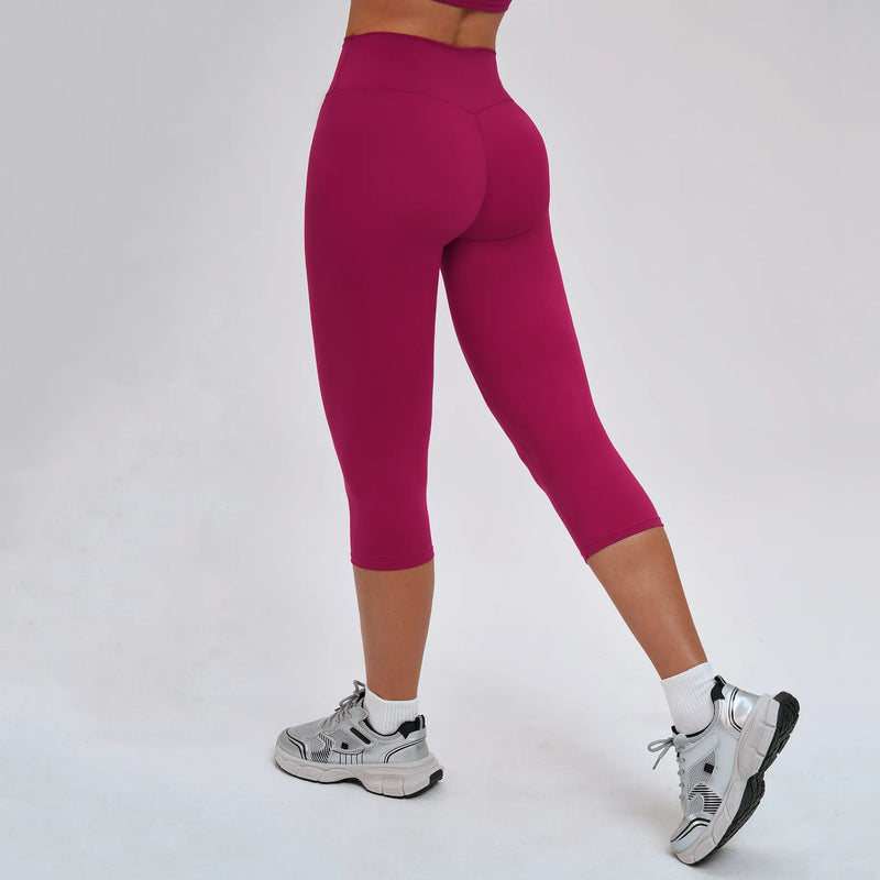 Legging femme taille haute opaque côtelé — CORE — photo 2