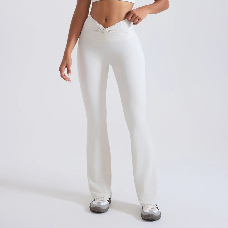 Pantalon évasé femme sport taille haute squat-proof — CORE — photo 5