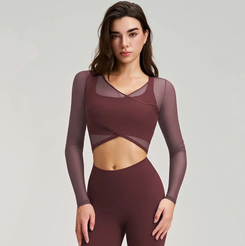 Brassière femme sport dos nageur bonnets fixes — CORE — photo 5