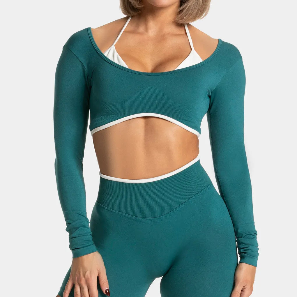 Brassière femme training dos nageur couture plate — pulse — photo 2