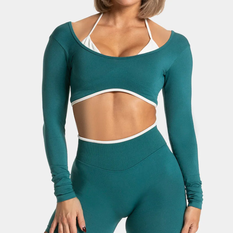 Brassière femme training dos nageur couture plate — pulse — photo 2