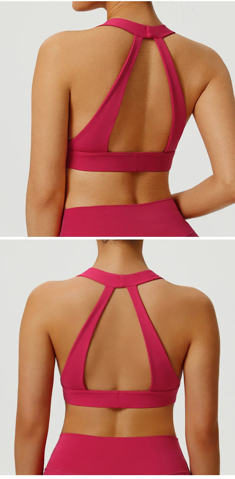 Ensemble yoga femme brassière dos nageur et legging côtelé — FLOW