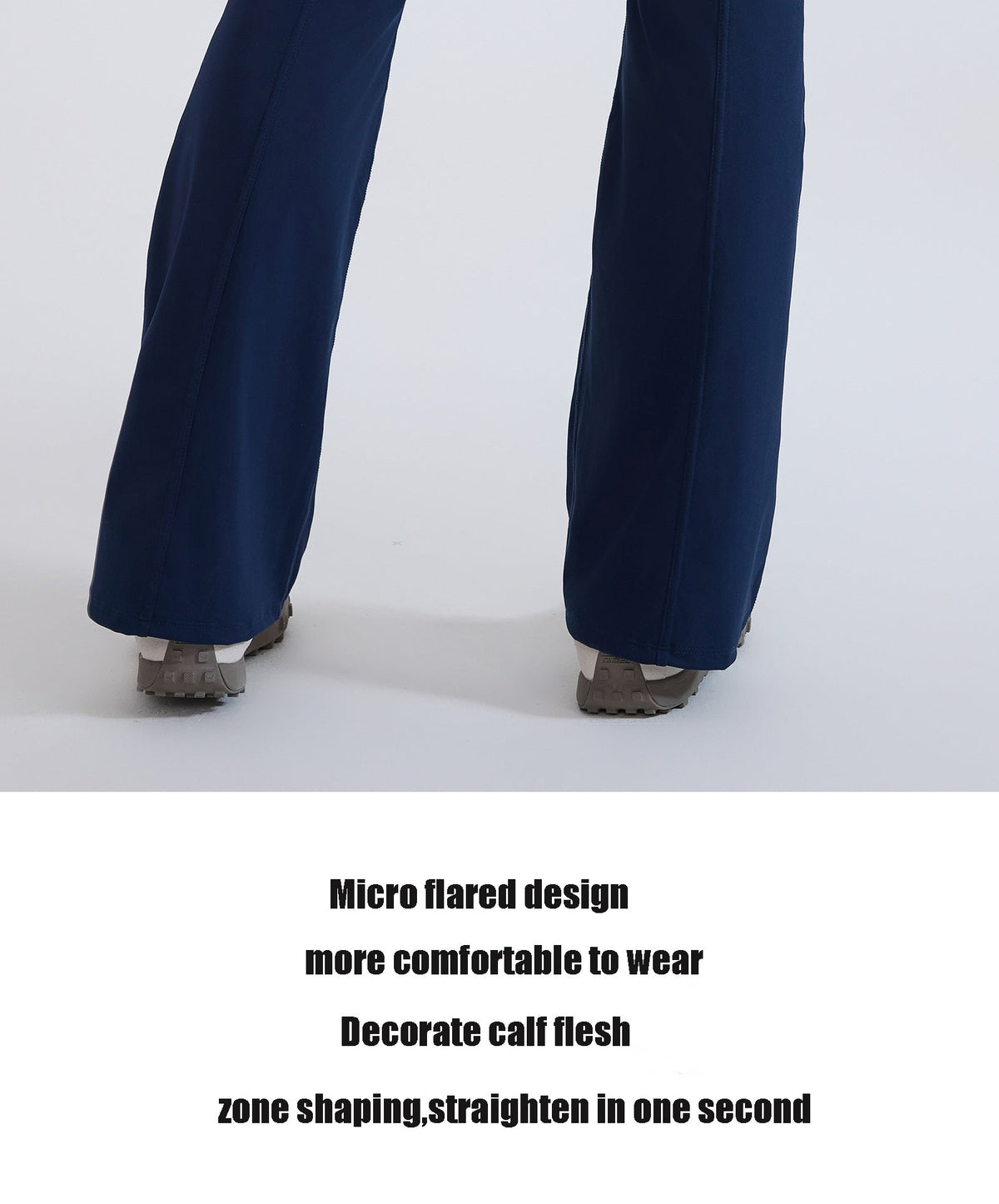 Pantalon évasé femme sculptant taille haute — SCULPT — photo 9