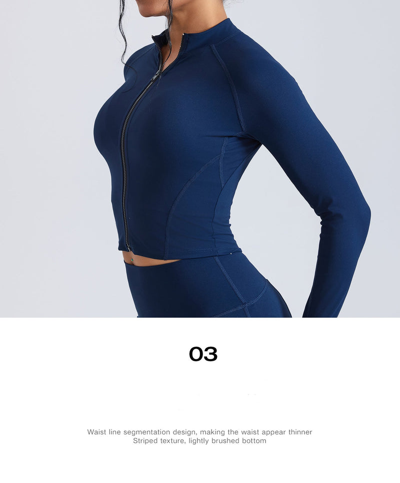 Veste femme sport zip frontal poches latérales — EDGE — photo 7