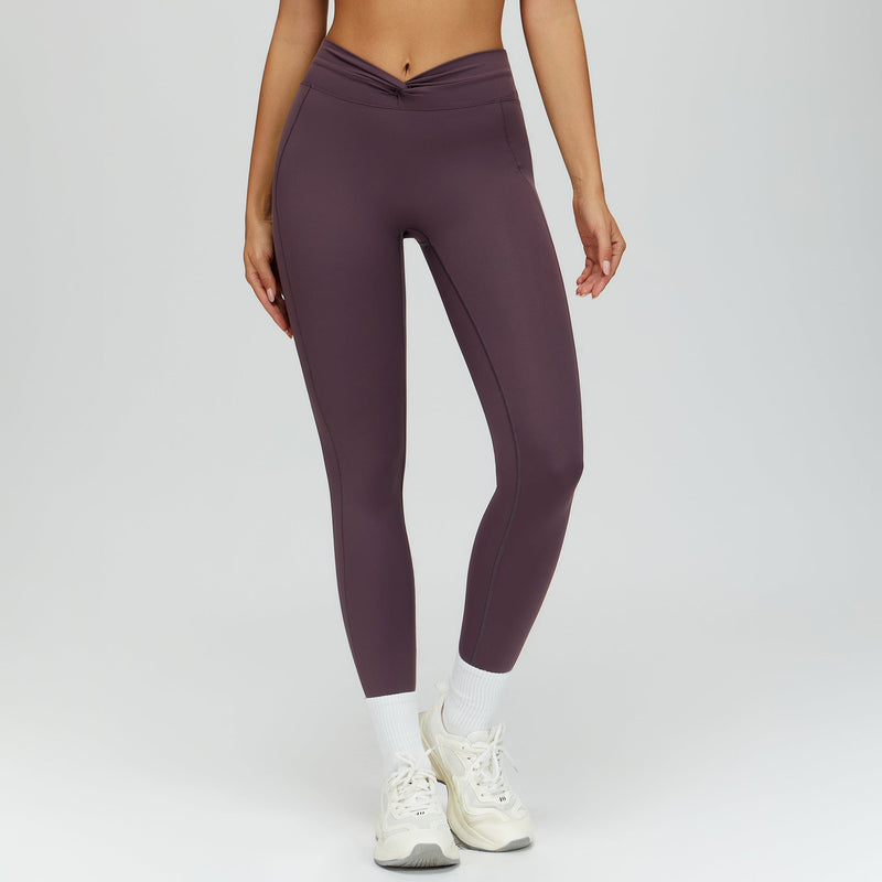 Legging femme yoga côtelé microfibre — FLOW — photo 5