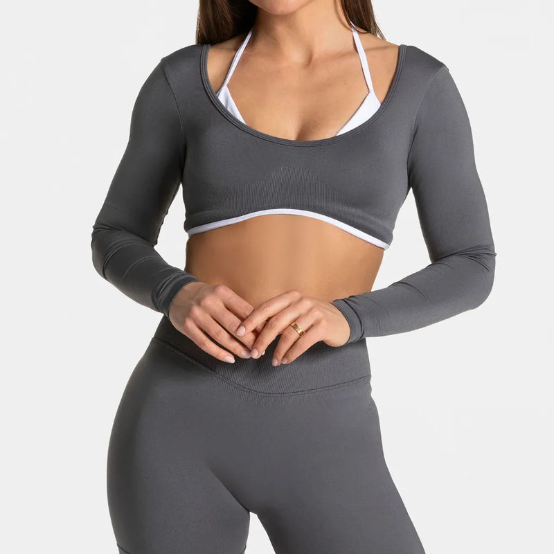 Brassière femme training dos nageur couture plate — pulse — photo 4