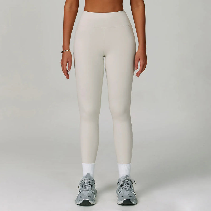 Ensemble running femme brassière bretelles larges large et legging compression douce — FLOW