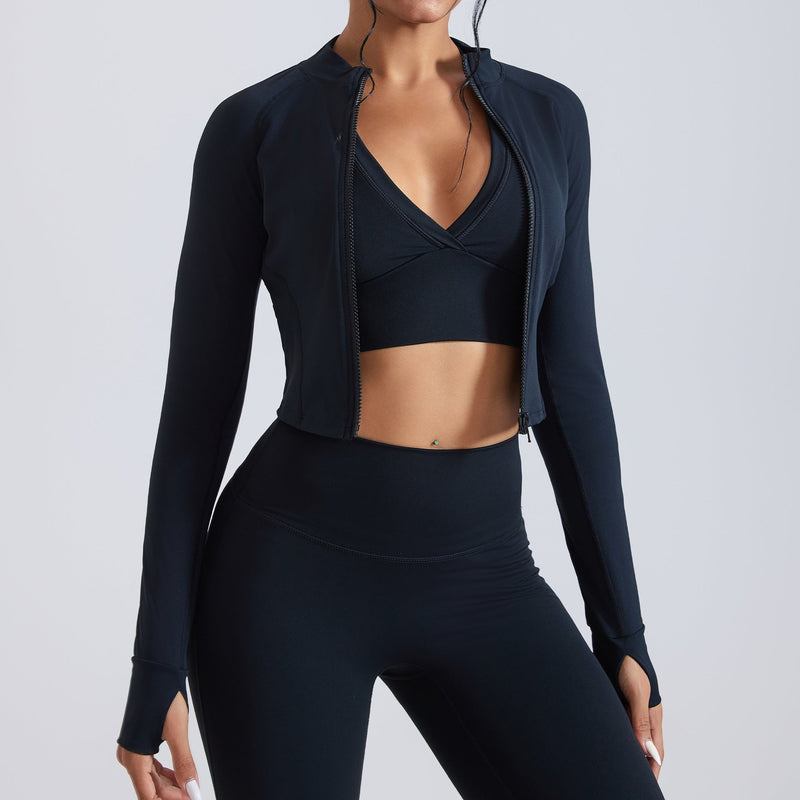 Veste femme sport zip frontal poches latérales — EDGE — photo 4
