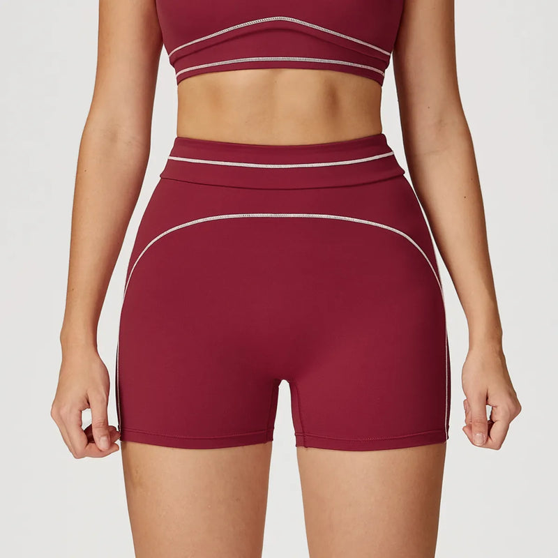 Ensemble sport femme brassière dos nageur bretelles larges et legging poches latérales — FLOW