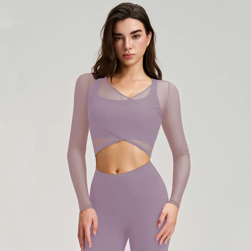 Brassière femme sport dos nageur bonnets fixes — CORE — photo 4