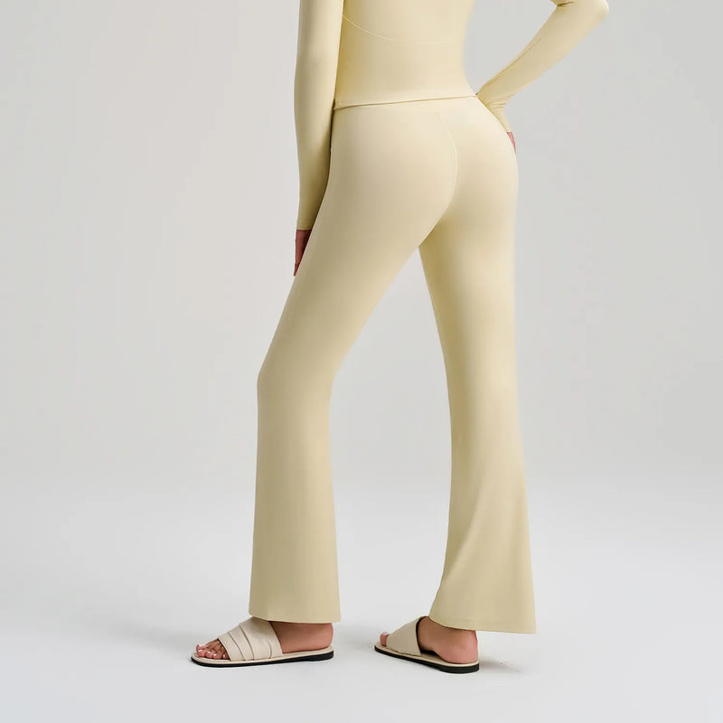 Pantalon évasé femme yoga respirant anti-friction — FLOW — photo 8