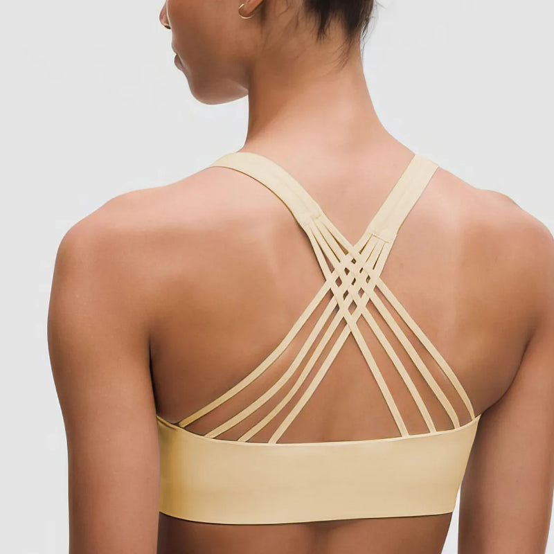 Brassière femme maintien fort bretelles larges zip frontal — FLOW — photo 3
