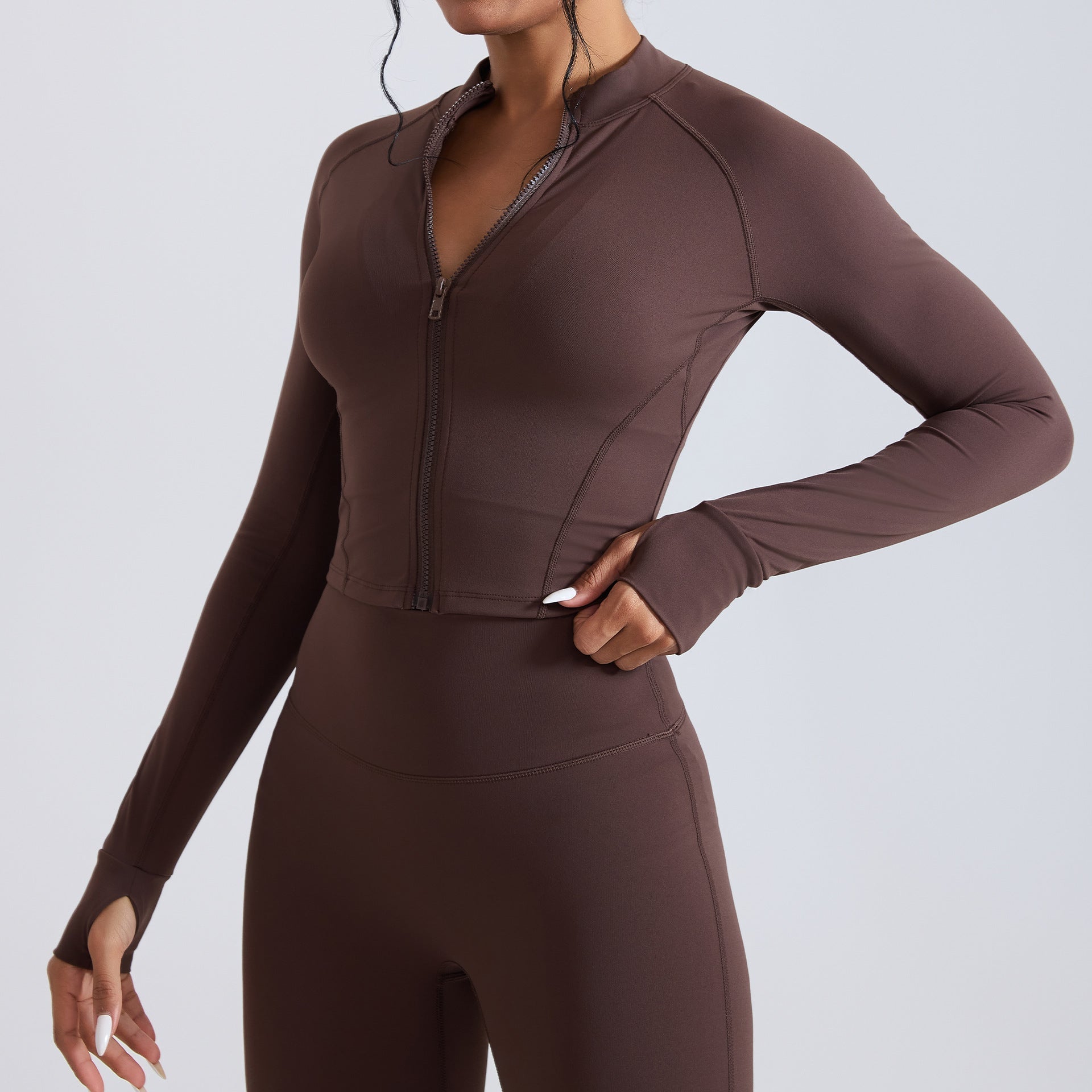 Veste Seconde Peau Charcoal ORIIVE — vue face