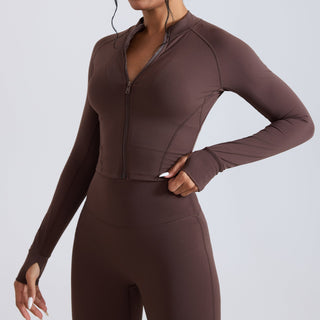 Veste femme sport zip frontal poches latérales — EDGE