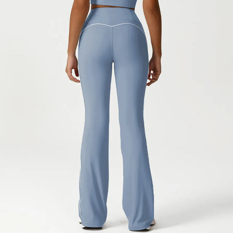 Pantalon évasé femme sport opaque léger — EDGE — photo 2