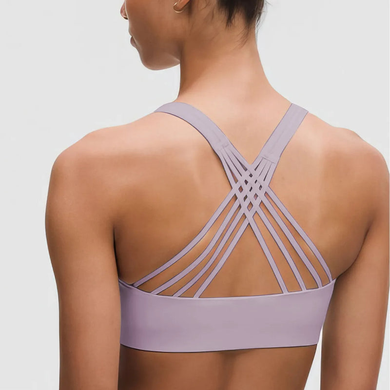Brassière femme maintien fort bretelles larges zip frontal — FLOW — photo 4