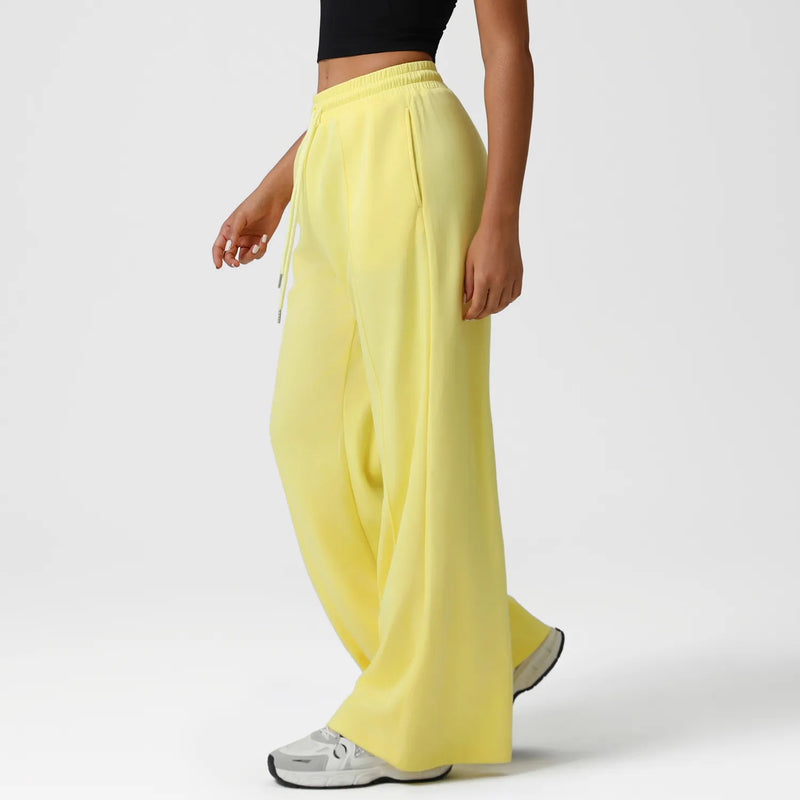 Pantalon large femme yoga stretch microfibre — FLOW — photo 3