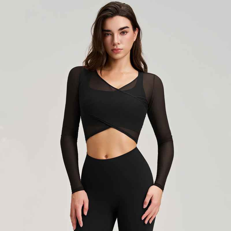 Brassière femme sport dos nageur bonnets fixes — CORE — photo 6