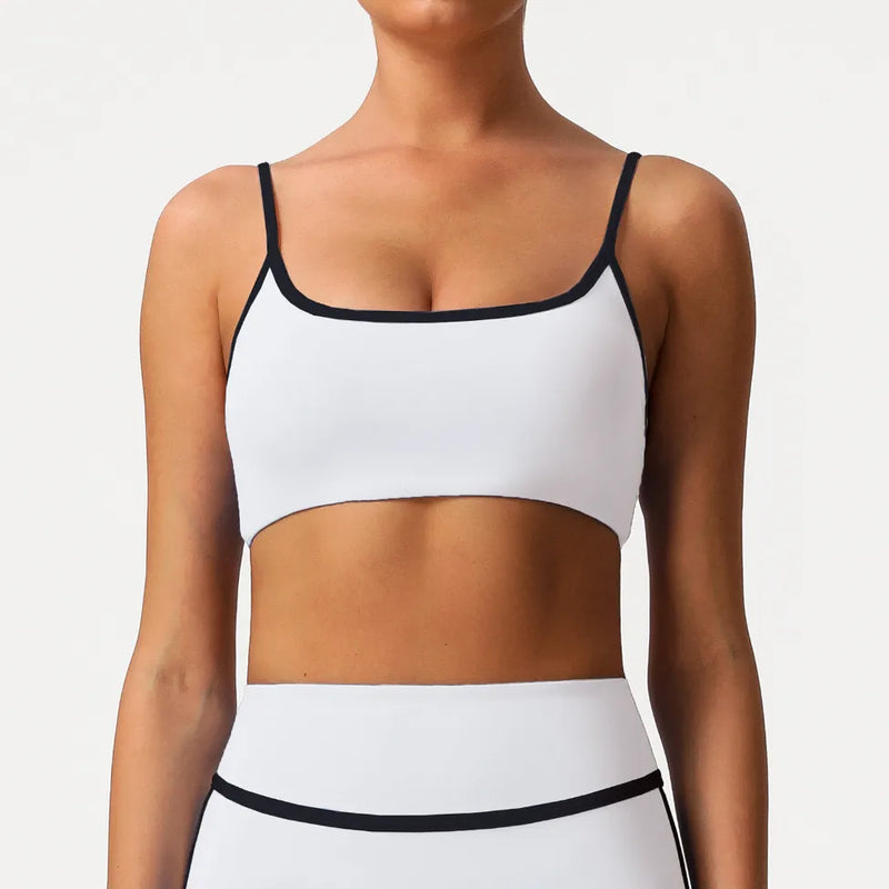 Ensemble yoga femme brassière bretelles larges large et legging seconde peau séchage rapide — CORE