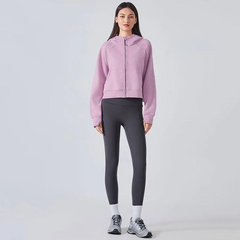 Hoodie femme cocooning oversize stretch — ease — photo 2
