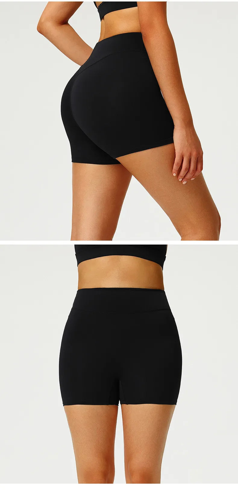 Ensemble yoga femme — brassière dos nageur maintien fort, legging ou short au choix — FLOW