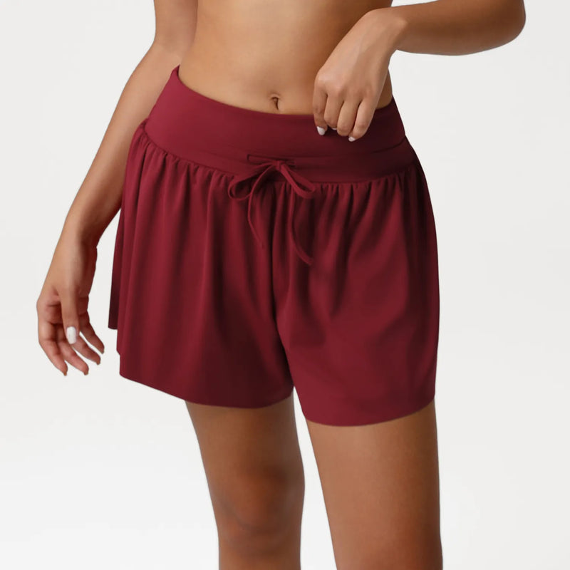 Short femme cycliste anti-friction couture plate — STRIDE — photo 4