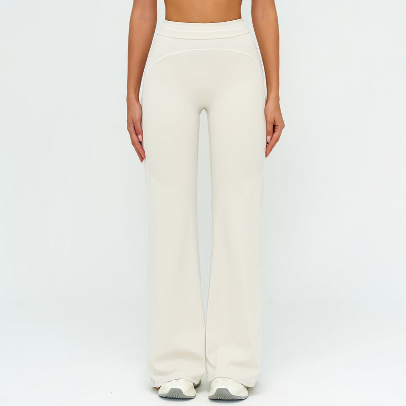 Ensemble yoga femme brassière dos nageur zip frontal et legging poches latérales — FLOW