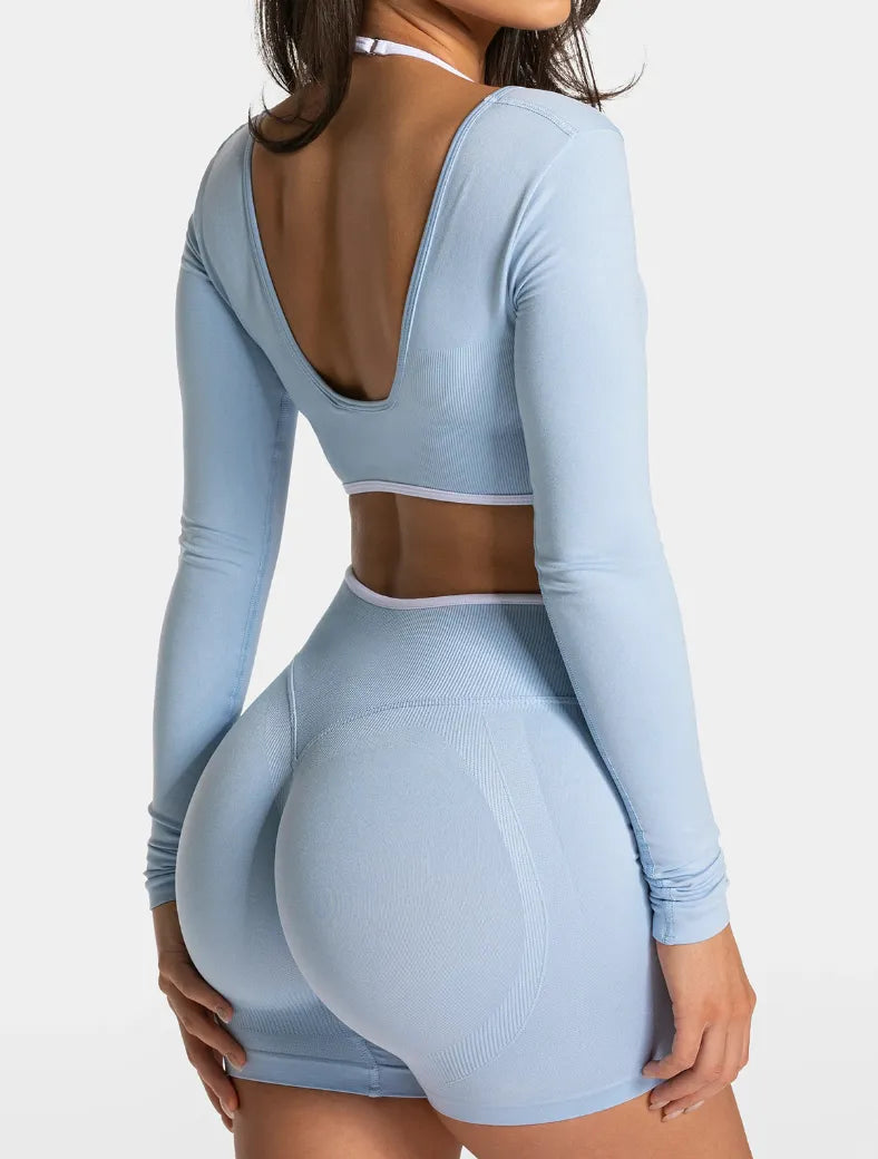 Brassière femme training dos nageur couture plate — pulse — photo 14