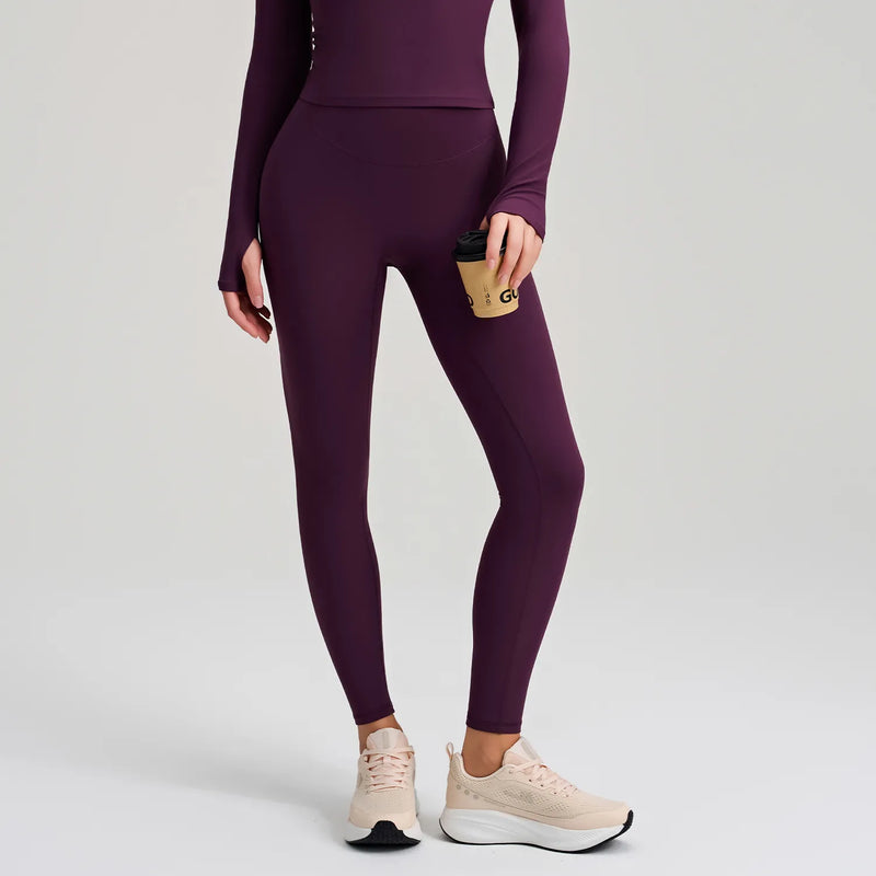 Legging femme yoga anti-friction poches latérales — FLOW — photo 3