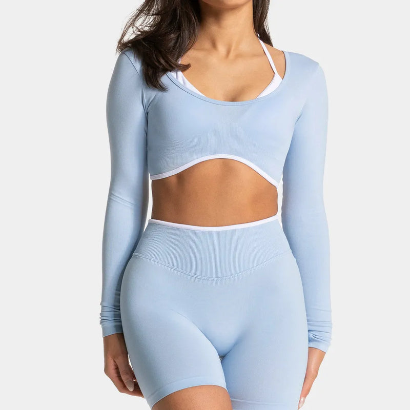 Brassière femme training dos nageur couture plate — pulse — photo 7