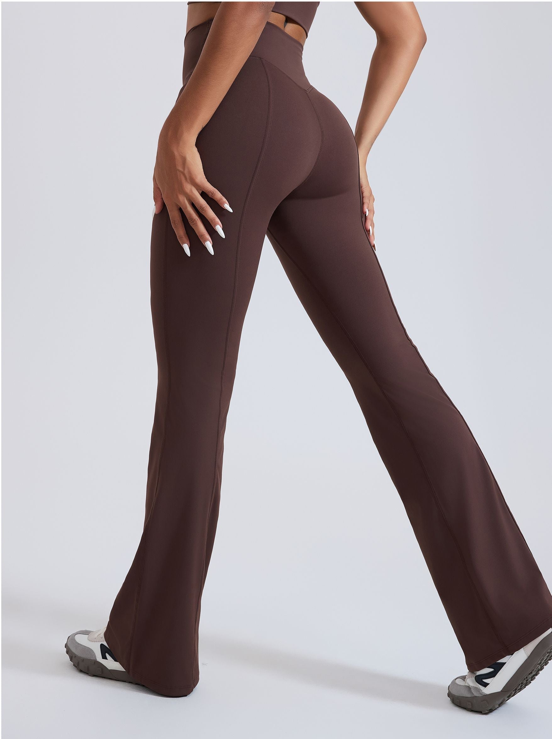 Legging Running Couture Plate Sauge ORIIVE — vue face