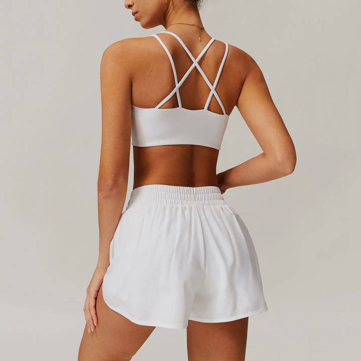 Brassière femme sport dos nageur bretelles larges — CORE — photo 3