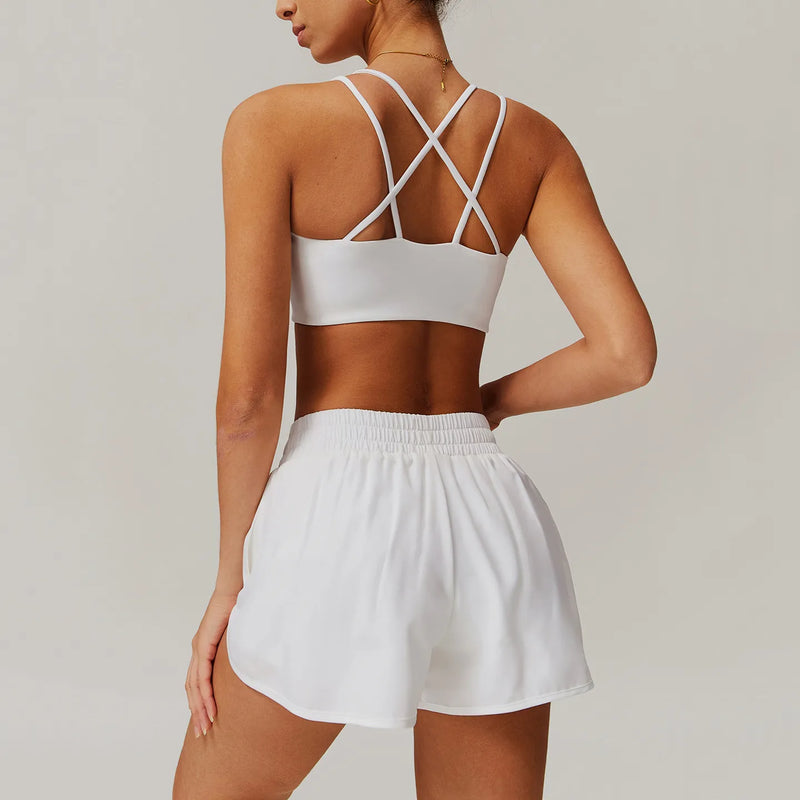 Brassière femme sport dos nageur bretelles larges — CORE — photo 3