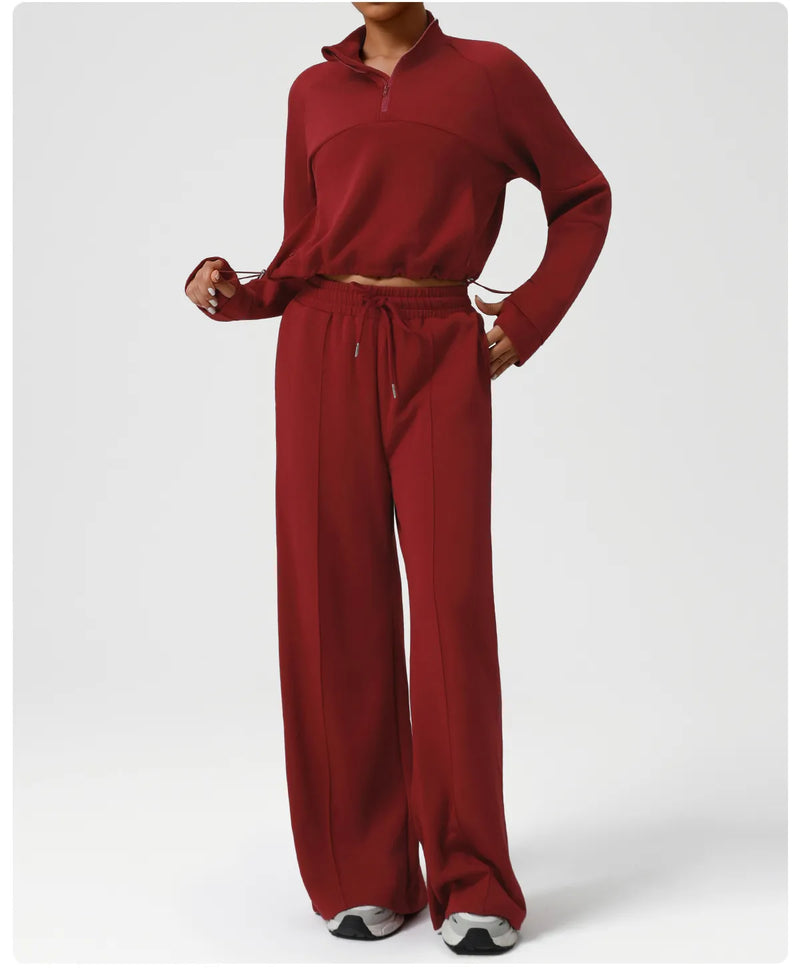 Pantalon large femme yoga stretch microfibre — FLOW — photo 6