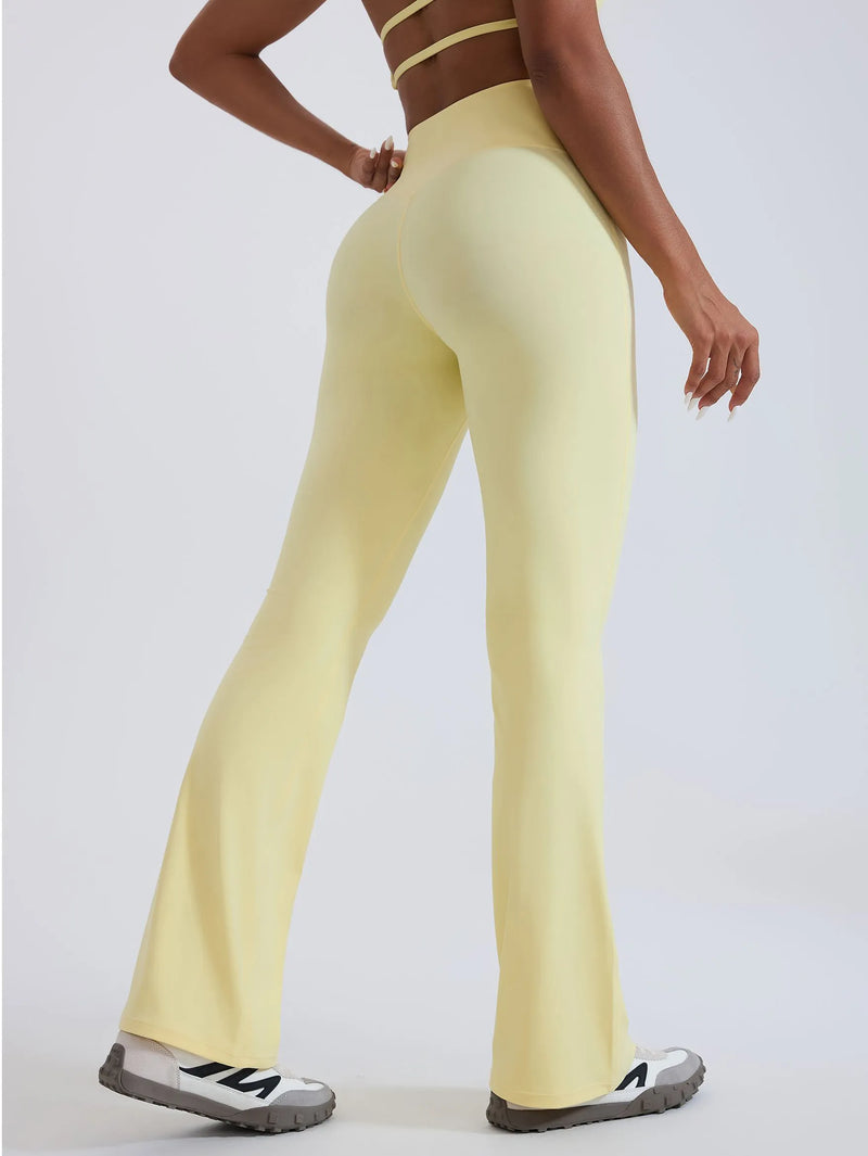 Pantalon évasé femme sport taille haute squat-proof — CORE — photo 2