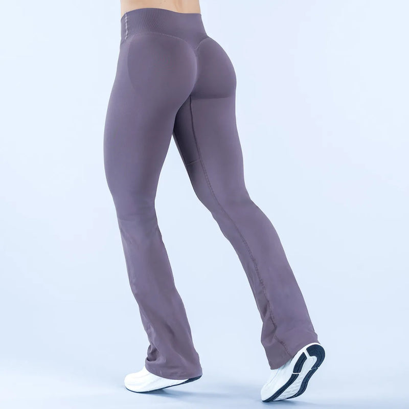 Pantalon évasé femme yoga stretch léger — flow — photo 14