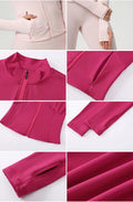 Ensemble yoga femme — veste coupe-vent + legging ou short au choix — FLOW