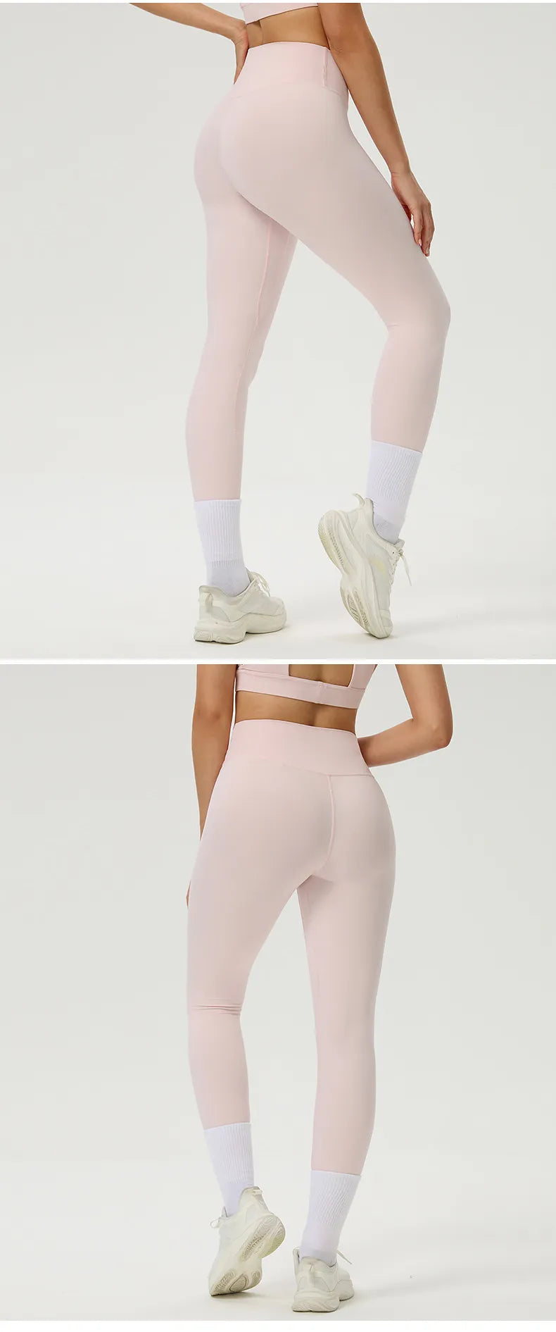 Ensemble yoga femme brassière dos nageur et legging côtelé — FLOW
