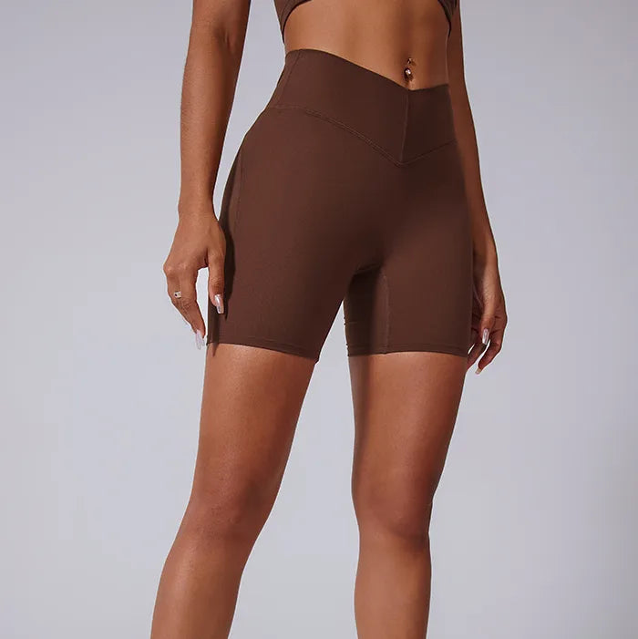 Ensemble yoga femme brassière dos nageur et legging ceinture large taille haute — FLOW