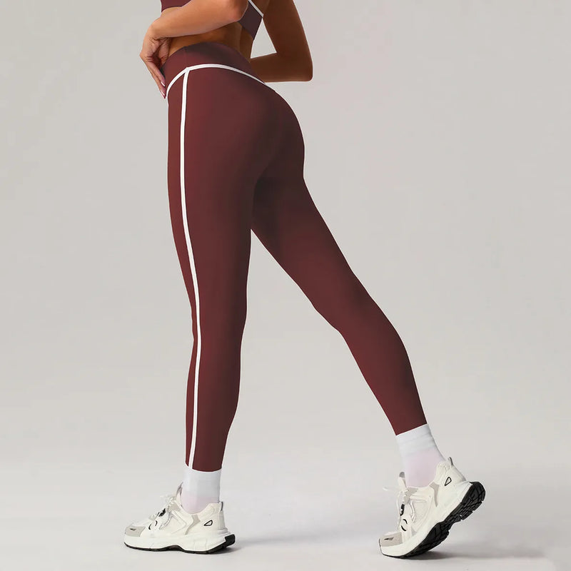 Ensemble yoga femme brassière bretelles larges large et legging seconde peau séchage rapide — CORE