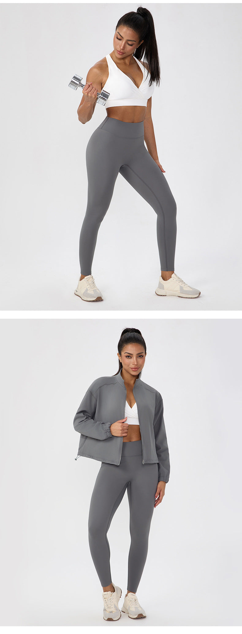 Legging femme thermique taille haute opaque — CORE — photo 10
