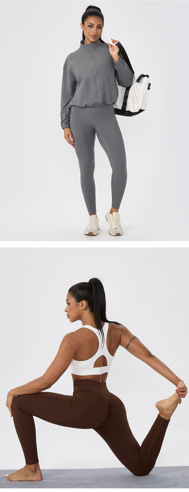 Legging femme thermique taille haute opaque — CORE — photo 11