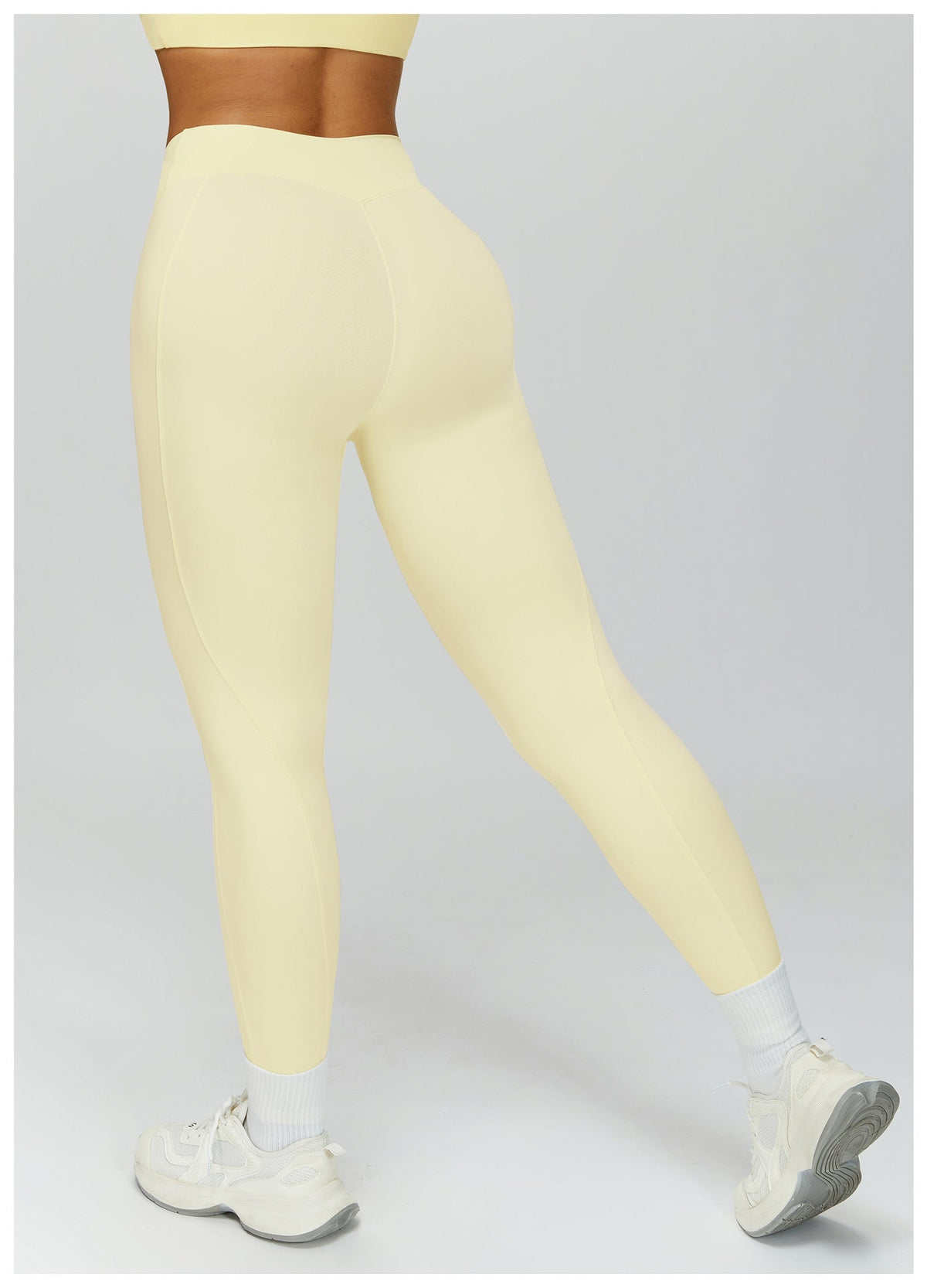 Legging femme yoga côtelé microfibre — FLOW — photo 2